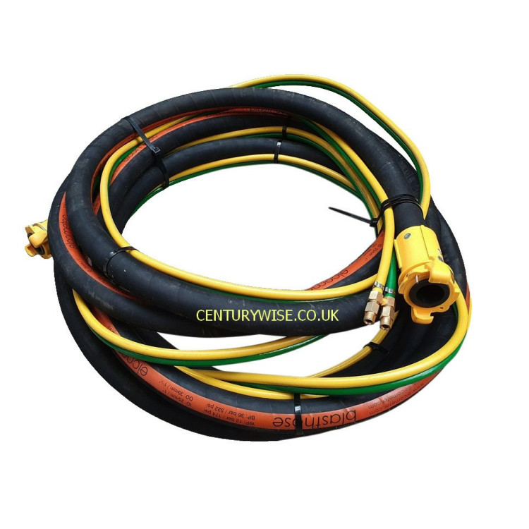 10mtr Blast Extension Hose (39mm od) - Ready to use - Elcometer