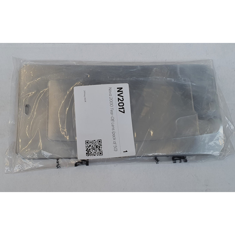 NOVA NV-2017 TEAR-OFF OUTER VISORS -  50 PACK OEM - Genuine GVS / RPB