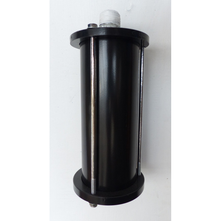 Blast pot remote valve silencer