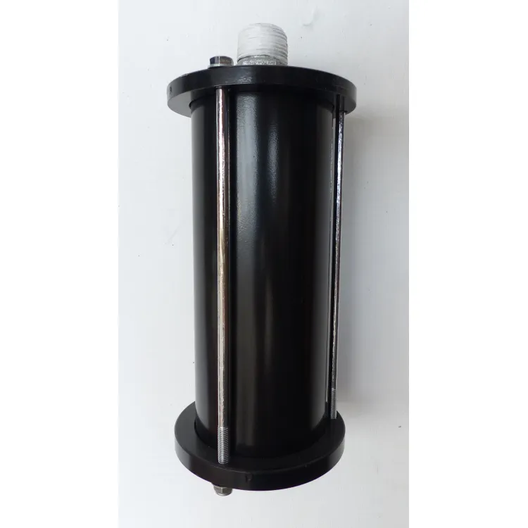 Blast pot remote valve silencer Blast pot remote valve silencer