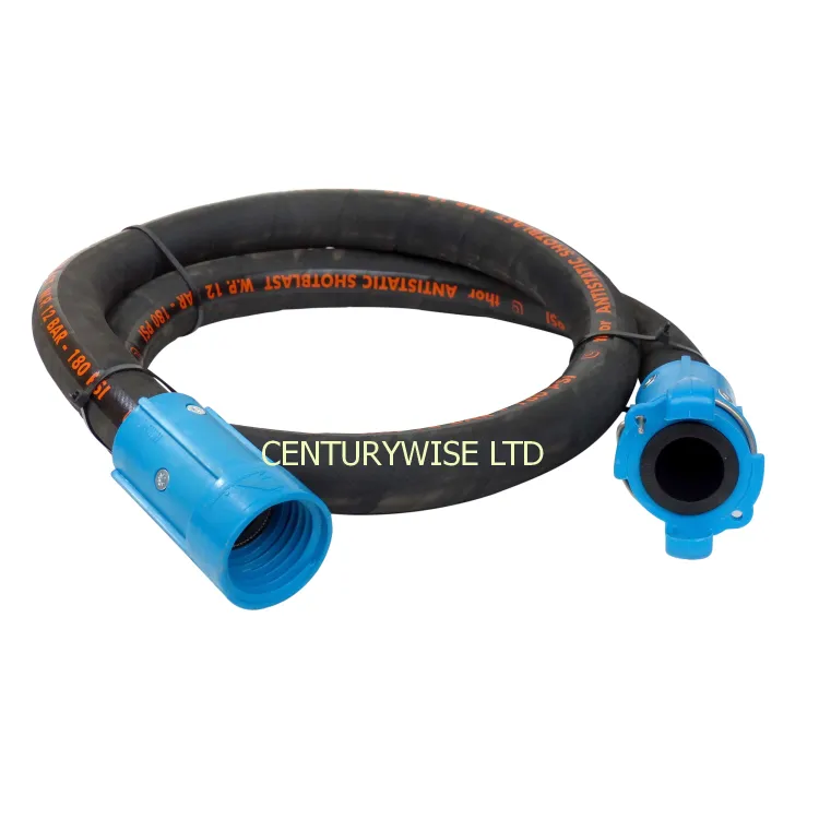 Blast Hose 2.5mtr Whip End  1.1/2" (38mm) o.d