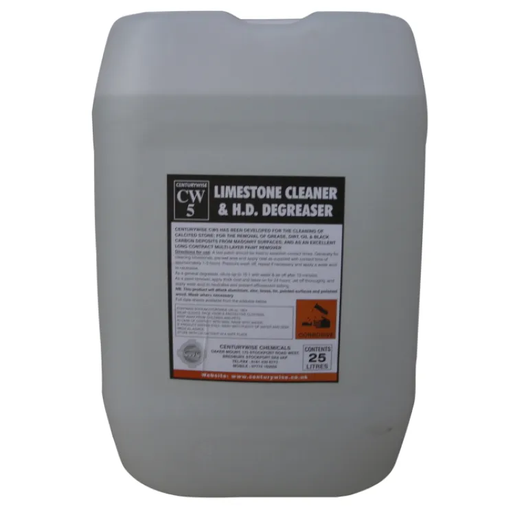 CW5 Limestone Clnr.and H.D.Degreaser - 25lts - Collect only