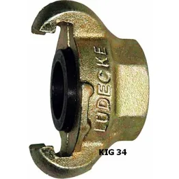 Ludecke KIG 34 Claw Coupling + 3/4" Female thread