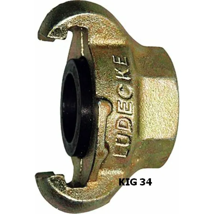 Ludecke KIG 34 Claw Coupling + 3/4" Female thread