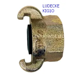 Ludecke KIG 10 Claw Coupling + 1" Female thread