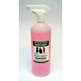 Blast helmet sanitiser