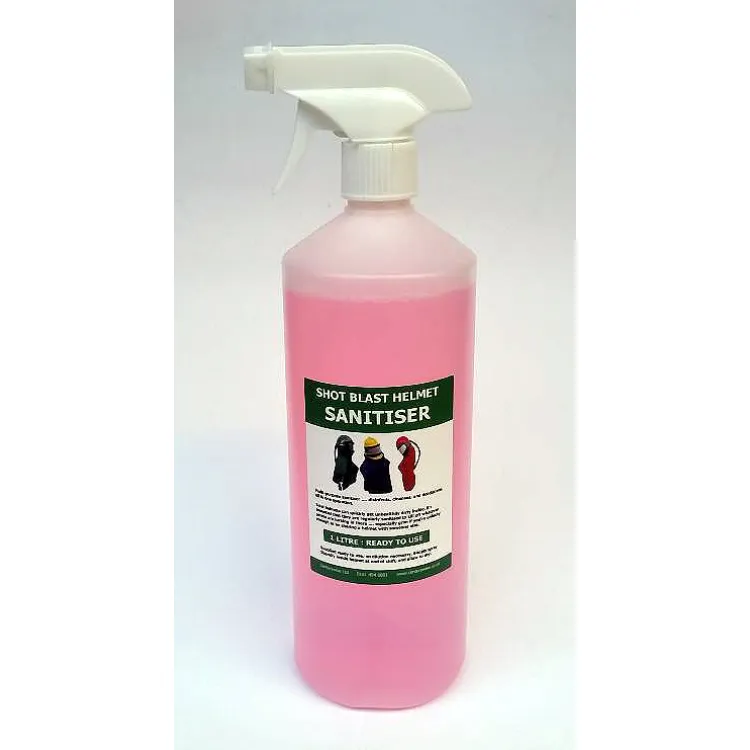 Blast helmet sanitiser