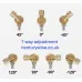 Pressure Washer Lance with 7 Way Swivel Angle Nozzle
